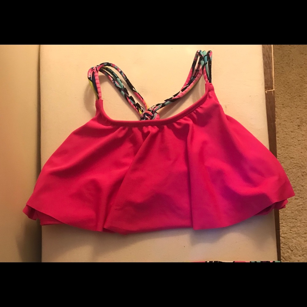 Hot pink Aztec bikini